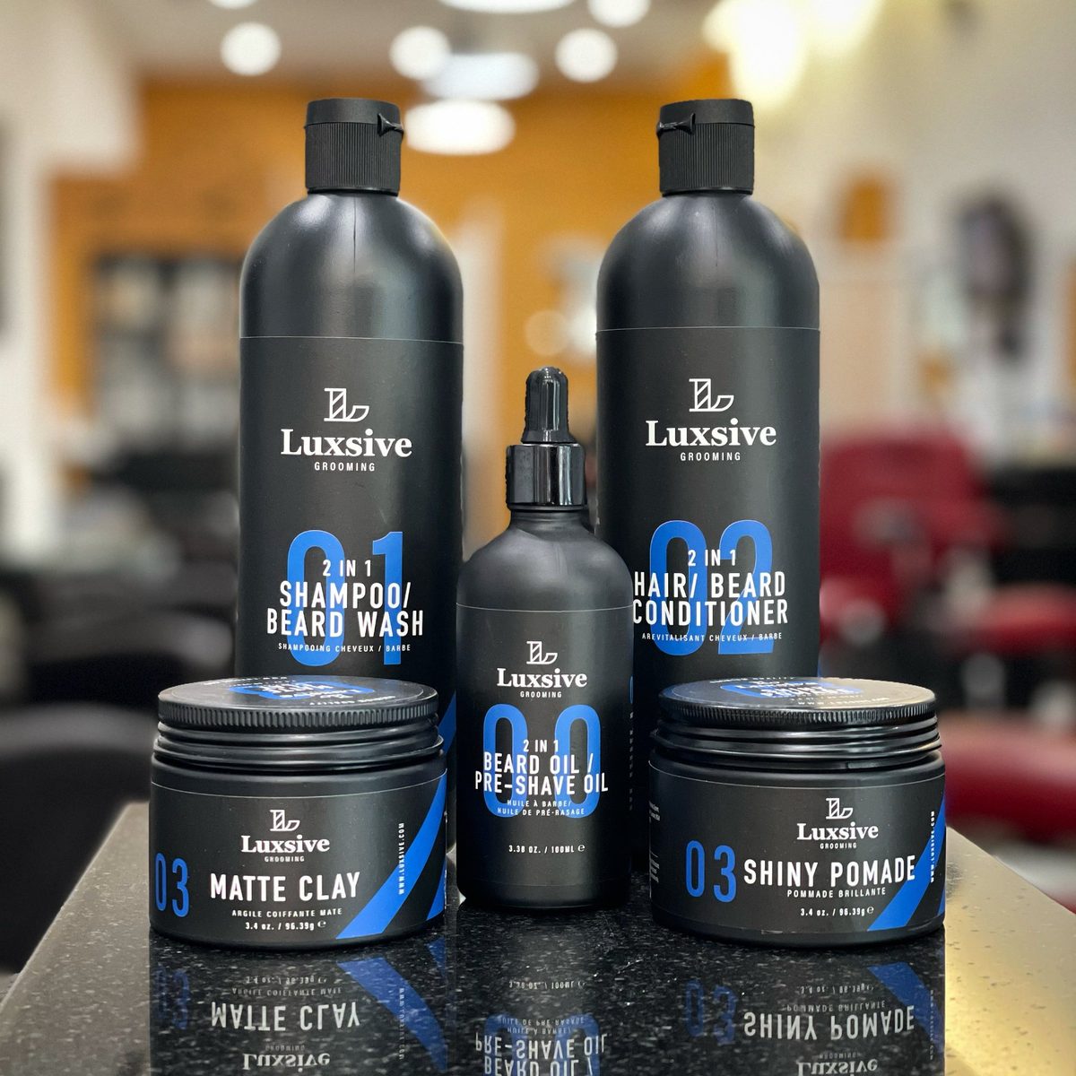 Complete men's grooming routine