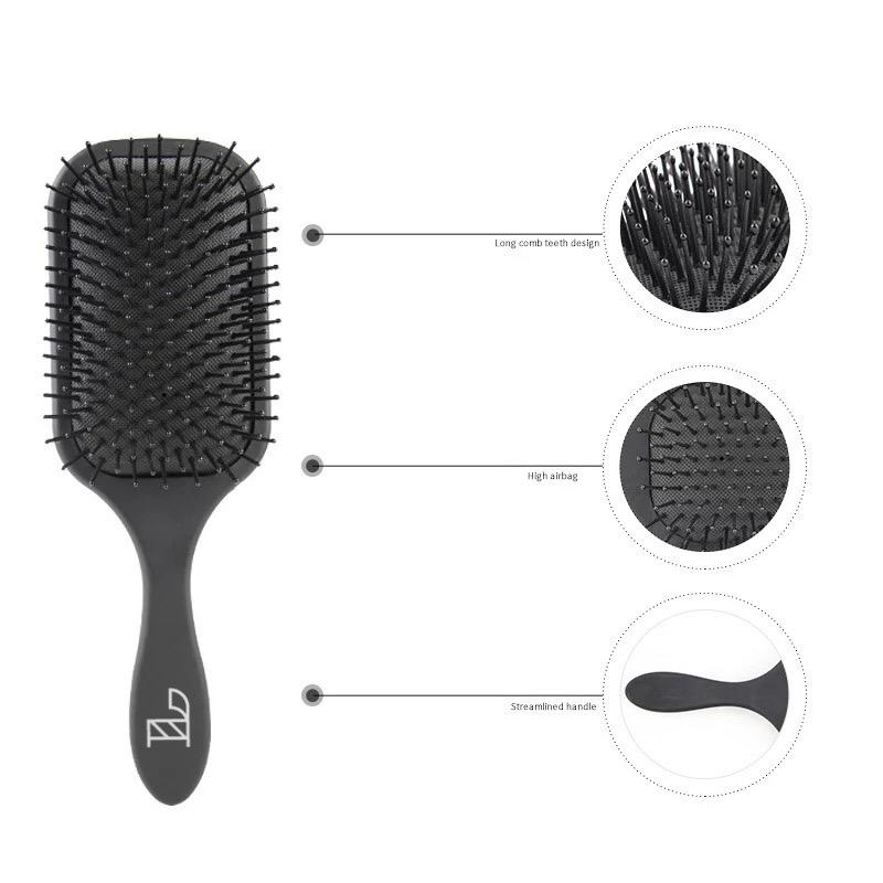 Matte Black Paddle Brush - Luxsive.com